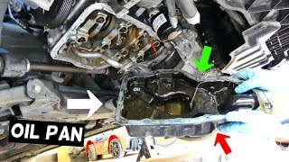 How to Replace an Oil Pan Volkswagen 20T [upl. by Preciosa]