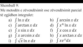 Shembull 9  Integralet [upl. by Nnyllaf505]