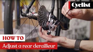 How to set up your gears Pro tips for adjusting the rear derailleur [upl. by Cleave]