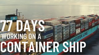 WORKING ON A CONTAINER SHIP  LIFE AS A MERCHANT MARINER [upl. by Shep135]