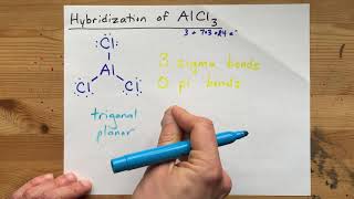 What is the hybridization of AlCl3 [upl. by Thia247]