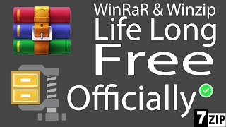 How To Free Download WinRAR amp WinZip  Official Method ✅  7 zip [upl. by Iluj707]