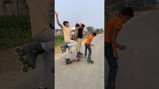 JawDropping Skating Stunts Not for Beginners🛼😭inlineskatingskatingskatersytshortsshorts [upl. by Tiedeman]