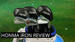 HONMA GOLF CLUBS IRON REVIEW 2019 [upl. by Tiler]