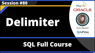 SQL  Part 80  Delimiter [upl. by Llovera381]