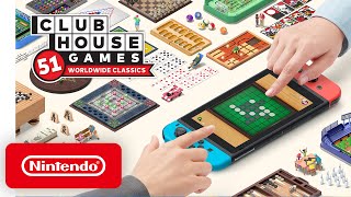 Clubhouse Games 51 Worldwide Classics  Announcement Trailer  Nintendo Switch [upl. by Imrots]