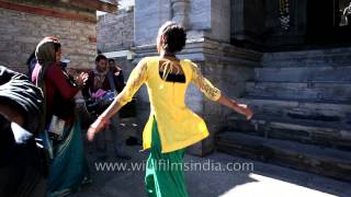 Hijras or Eunuchs dancing at Jubbal Palace [upl. by Waring306]