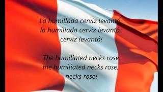 Peruvian National Anthem  quotHimno Nacional Del Peruquot ESEN [upl. by Mahala558]