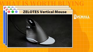 ZELOTES T30 24G Wireless Vertical Mouse [upl. by Ahsinev]