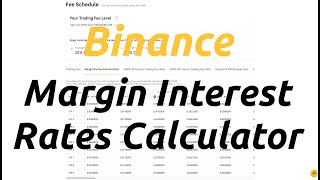 How to Calculate Binances Margin Interest Rates [upl. by Azelea394]