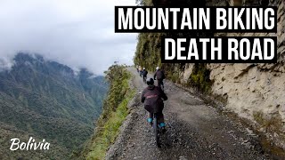 MOUNTAIN BIKING DEATH ROAD in BOLIVIA  GoPro Hero7 Black [upl. by Yuu]