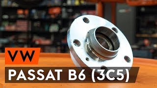 Wie VW PASSAT B6 3C5 Radlager hinten wechseln AUTODOC TUTORIAL [upl. by Eimma]