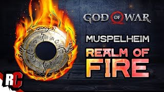 REALM OF FIRE Chest Locations  How to unlock Muspelheim in God of War Language Cipher Locations [upl. by Lessirg]