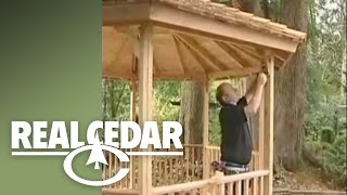 How to Build  GAZEBO Part 2  Realcedarcom [upl. by Iveel164]