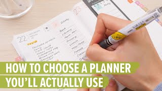 How to Choose a Planner You’ll Actually Use [upl. by Loos]