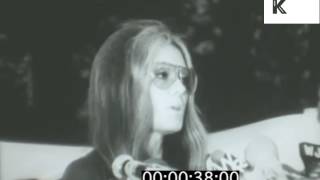 1970s USA Womens Liberation Rally Gloria Steinem [upl. by Arakal645]