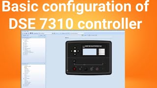 How to do basic configuration of deep sea controller DSE 7310 modules [upl. by Ynattirb]