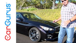 2015 Infiniti Q50  CarGurus Test Drive Review [upl. by Eedeed]