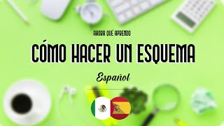 CÓMO HACER UN ESQUEMA  ESPAÑOL [upl. by Areht815]