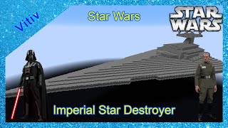 Star Wars ImperialClass Star Destroyer Devastator in Minecraft  Tutorial [upl. by Wettam]