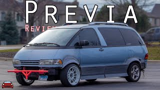 1992 Toyota Previa Review  One WEIRD Minivan [upl. by Behm]