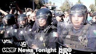 Mexico First The Migrant Caravan Arrives In Tijuana To Angry Protestors HBO [upl. by Stroup]