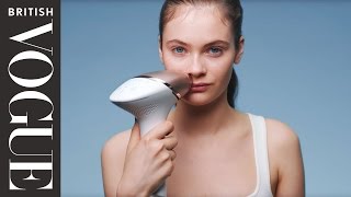 IPL Facial Hair Removal at Home  Vogue Beauty School  British Vogue amp Philips [upl. by Daza121]