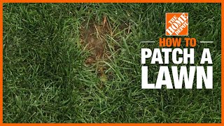 How to Patch a Lawn  The Home Depot [upl. by Nodroj774]