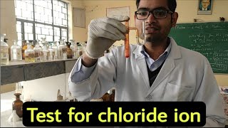 Chromyl chloride test  Test for chloride ion  Confirmatry test of chloride ion [upl. by Gathard185]