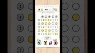 Brain Test Tricky Puzzle Level 54 Walkthrough [upl. by Adnal]