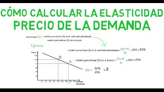 Cómo calcular la elasticidad  Cap 7  Microeconomía [upl. by Page]