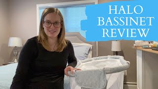 HALO BASSINET REVIEW  Newborn Bassinet Review [upl. by Liek]