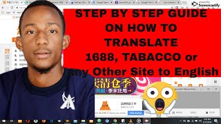 How to translate 1688com to English and Import products conveniently [upl. by Eneiluj]