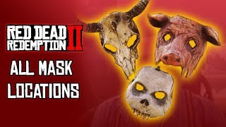 All Masks and Locations in Red Dead Redemption 2 [upl. by Audly]