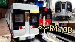 Custom Lego MTA R110B Subway Cars [upl. by Ariaes]