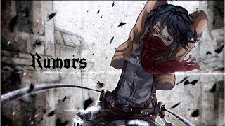 「 AMV 」Mikasa Ackerman Attack on Titan  Rumors [upl. by Enaira]