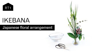 HOW TO MAKE A SIMPLE IKEBANA ARRANGEMENT [upl. by Yursa222]