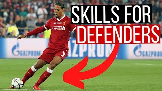 5 Soccer Skills To Learn For Defenders [upl. by Ynohtnad554]