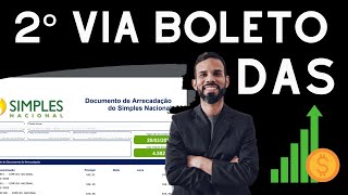 Simples Nacional boleto em atraso  Como Emitir a segunda via DAS [upl. by Nnylyrehc]