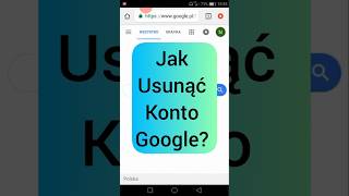 Jak usunąć konto Google [upl. by Ahsemik202]