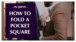 How to wear a pocket square or handkerchief [upl. by Feerahs]