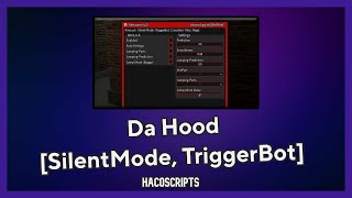 Da Hood SilentMode TriggerBot Script GUI [upl. by Aisinoid708]