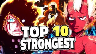 Top 10 STRONGEST Fire Force Characters [upl. by Jonette]