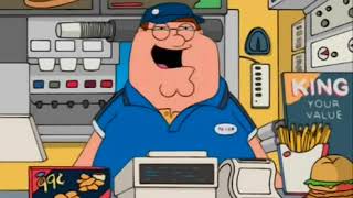 Peter Works at Burger King  Family Guy [upl. by Larissa557]