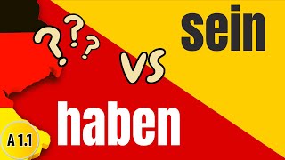 German Perfect Tense  SEIN or HABEN Explained [upl. by Ylrebnik]