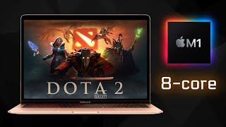 DOTA 2  Apple MacBook AIR M1  8core [upl. by Ahtael505]