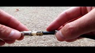 How to Attach Coax Plug To TV Aerial Cable [upl. by Uball]