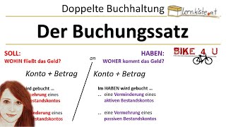 Die doppelte Buchhaltung  Der Buchungssatz [upl. by Lamphere864]