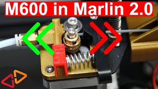 Marlin 20 M600 Filament change setup explained [upl. by Igic]