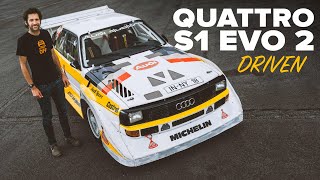 Audi Sport Quattro S1 Evolution 2 We Drive The Most Iconic Group B Rally Car  Carfection 4K [upl. by Nolrev]